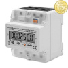 Qoltec 50900 Třífázové elektronické počítadlo | měřič spotřeby energie na DIN lištu | 400V | LCD | 4P