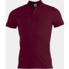 Joma Polokošeľa POLO SHIRT BALI II BURGUNDY S/S Veľkosť: M