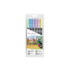 Tombow DUAL BRUSH PEN ABT obojstranná fixka - 6 ks - pastelové farby