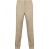 Henbury Pánske chino nohavice s pružným pásom H650 Stone 40/34