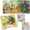 Magnetická knižka puzzle so zvieratkami Montessori, 51 dielikov