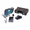 XTline Aku Priamočiara píla 18V + 2Ah batéria + 3.5A nabíjačka + box a pílové pláty XT102735-1B2B