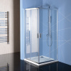 Polysan EASY LINE obdĺžnikový sprchový kút 90x80 cm Číre/leštený Hliník Posuvné dv. SPH EL5315
