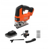 BLACK&DECKER Akumulátorová priamočiara píla 18 V/2,5 Ah Li-Ion BLCJS78E1