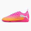 Detské kopačky PUMA Future 9 Play IT Jr poison pink/puma wht/sun stream/bright aqua/puma blk