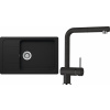 Set Schock S24-4 (dřez Formhaus D-100LS Onyx + baterie Epos.120 Onyx)
