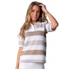 Dámská halenka 1252_03 HAJDAN cappucino XL
