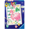 Omaľovánka Ravensburger Creart Ružová Plameniak 289295