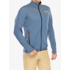 Mikina na zips Salewa Puez Waffle Hyb PL Jacket - java blue