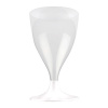 Santex Poháre plastové biele 10 ks