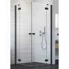 Sprchový kút - Sprchový kút 100x100 Essenza New KDD Black R (Sprchový kút - Sprchový kút 100x100 Essenza New KDD Black R)
