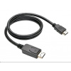 C-TECH kabel DisplayPort/HDMI, 2m, černý CB-DP-HDMI-20