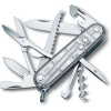 VICTORINOX Zatvárací nôž HUNTSMAN Silvertech - transparentný (1.3713.T7)