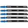 YATO Pílové listy na dekupír T8TPI 100/75 mm HSS (5 ks)