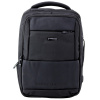 LEAN City Business batoh USB hrudný popruh čierny 26L 45cm