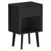 Tempo Kondela Nočný stolík, čierna, TOBI