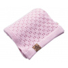 Háčkovaná dečka Baby Nellys ® - ružová Baby Nellys 8596309048017