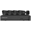 Foscam Netzwerkkamera FNA108E-B4-2T black LAN IP-sada bezpečnostné kamery 8-kanálový so 4 kamerami 3840 x 2160 Pixel; FNA108E-B4-2T black