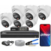 Monitorovací set Dahua so 6 kamerami 6Mpx IPC-HDW1639T-A-IL-0280B-S6 PoE