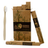 Bambusové zubné kefky - Biele rodinné balenie 4ks