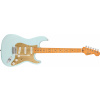 Fender Squier 40th Anniversary Stratocaster®, Vintage Edition, Maple Fingerboard, Gold Anodized Pickguard, Satin Sonic Blue