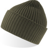 Atlantis Headwear Čepice Oak, pletená COT33011455099-olive Olivová UNI