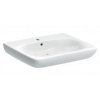 Geberit Selnova Compact bezbariérové umývadlo 55x55x15 cm,otv.pre batériu,prepad,Biele GEB 501.461.00.7