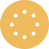 Bosch Brúsny papier EXPERT C470 s 8 otvormi pre excentrické brúsky, 125 mm, zrnitosť 100, 50 ks 2608900911