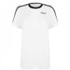 adidas Essentials 3 Stripe dámske tričko White/Black XXS (0-2)