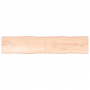vidaXL Stolová doska 200x40x(2-4) cm neošetrený masív živé hrany - Hnedá - 138804-85249