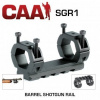 CAA Industries Montáž CAA, Weaver/Picatinny lišta s uchycením na hlavně brokovnic ráže 12GA, černá