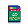 Transcend 4GB SDHC (Class 4) paměťová karta, modrá/černá