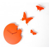 Designové hodiny Diamantini & Domeniconi Butterfly orange 40cm