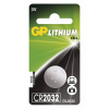 GP Lítiová gombíková batéria GP CR2032 1ks v blistri 1042203211