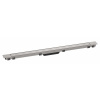 Hansgrohe RainDrain Match Plus Sprchový žľab 100 cm, s roštom, kefovaná oceľ 56217800-HG