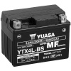 motobaterie 12V, YTX4L-BS, 3,2Ah, 50A, bezúdržbová MF AGM 114x71x86, YUASA originál (vč. balení elektrolytu)