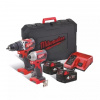 Aku set náradia, POWERPACK IN2, M18 CBLPP2B-402C; MILWAUKEE; 4933464593