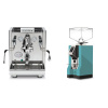 ECM Elektronika II Profi + Eureka Mignon Specialita, CR tiffany blue