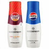 Sada 2 sirupov Sodastream Shwip Shwap Cola Pomaranč + Pepsi Cola