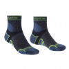 Pánske bežecké ponožky Bridgedale Trail Run Lightweight Merino 3/4Crew Blue Veľkosť: EUR 48-51