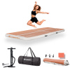 Insportline Airtrack Airstunt 300x100x10 cm mocha mousse s ručnou pumpou