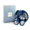 Doudou Histoire d´Ours Plyšový kamarát modrý zajačik 25 cm