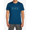 Merino tričko Icebreaker Merino 150 Tech Lite SS Tee Snow Day - atlantis