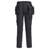 PORTWEST Kalhoty DX456 Craft do pasu, s odnímatelnými kapsami POR-DX456BKR44 Černá 44