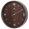 Nástěnné hodiny TEESA TSA0048DB 30cm, imitace tmavé dřevo