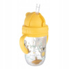 Canpol Babies nevylievací hrnček so slamkou a závažím Exotic Koala žltý 270 ml