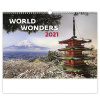 World Wonders 2022, nástěnný kalendář, prodloužená záda