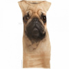 Šaty The Mountain Mini Dress Pug Face - béžové, S