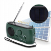 Retro zelené solárne rádio s baterkou (Retro zelené solárne rádio s baterkou)
