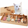 Sada 7 hračiek pre mačky s pierkami, hračka pre mačky a myš (Sada 7 hračiek pre mačky s pierkami, hračka pre mačky a myš)
